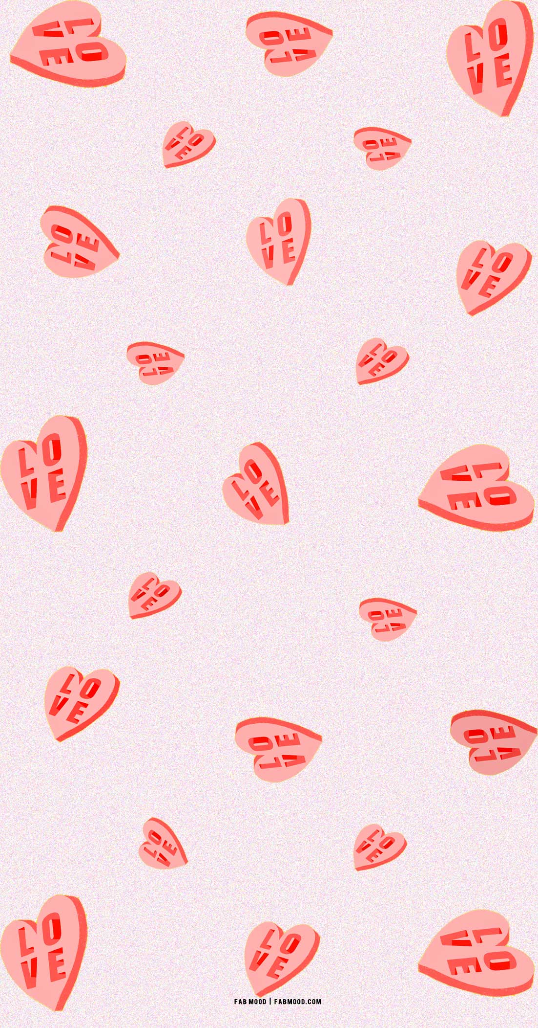 Candy Heart Love YOU Valentine's Day Wallpapers 1 - Fab Mood | Wedding  Colours, Wedding Themes, Wedding colour palettes