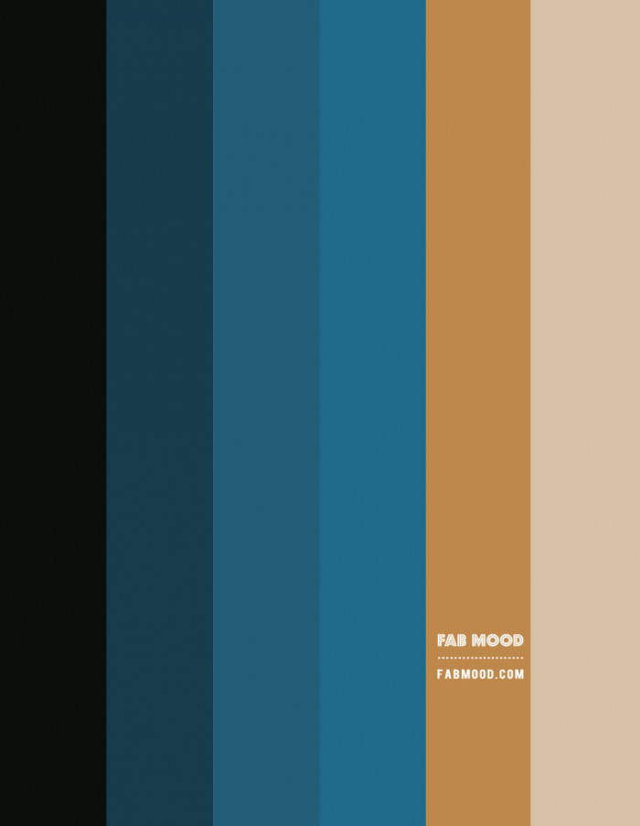 blue teal and gold, blue teal and neutral, brown and teal color scheme, color palettes 2022, best color schemes 2022