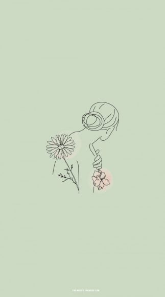 20 Cute Spring Wallpaper for Phone & iPhone : Flower & Woman Pastel ...