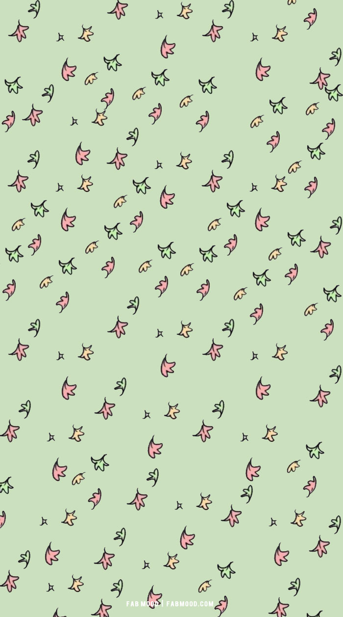 10 Heartstopper Leaves Wallpaper Ideas : Light Green Background