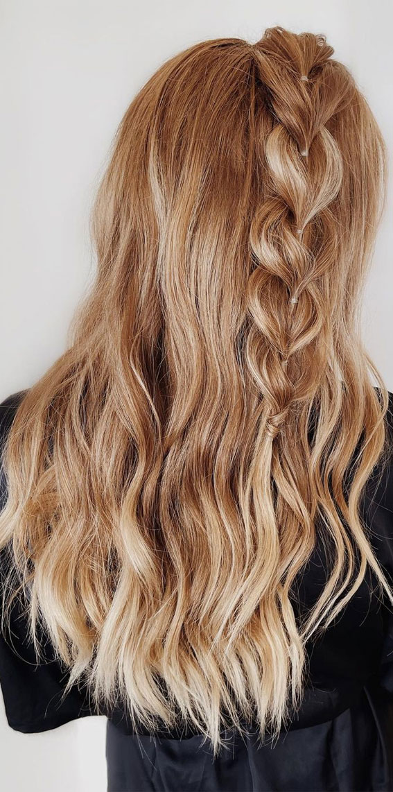 50 Breathtaking Prom Hairstyles For An Unforgettable Night : Bubble Braid Hair Down