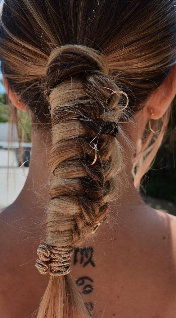 40 Cute Festival Hair Ideas To Rock : Staircase Braid Coachella Hair