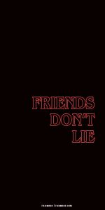 10 Awesome Stranger Things Wallpapers : Friends Don't Lie Red Neon 1 ...