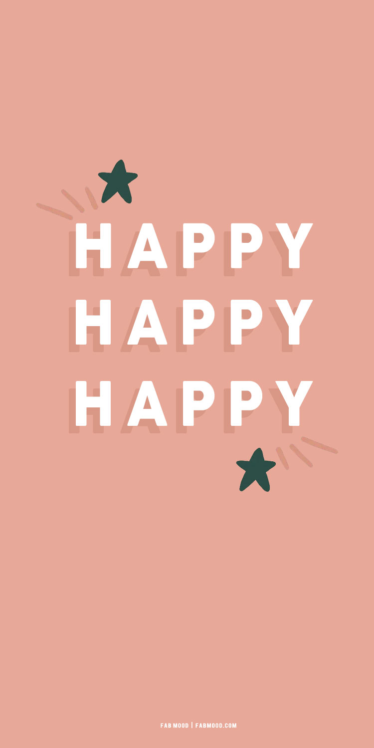 15 Cute Summer Wallpaper Ideas For iPhone & Phones : Happy Happy Happy
