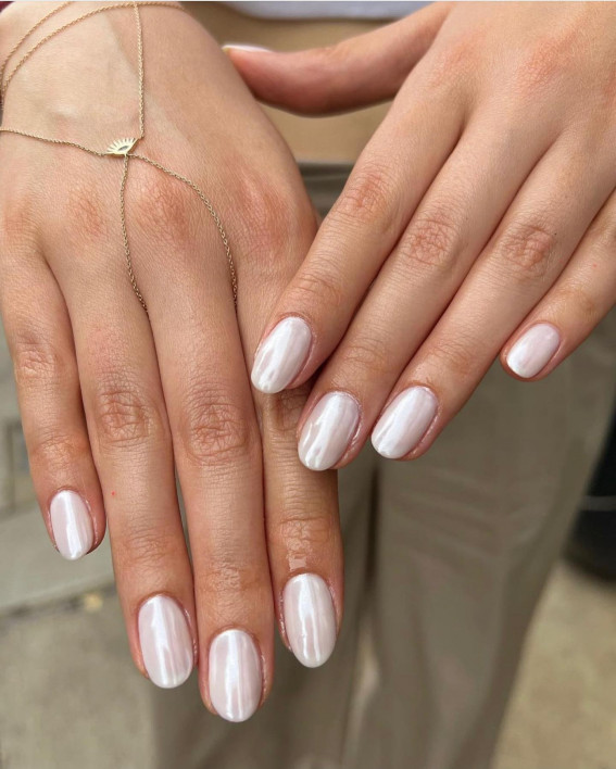40 Glazed Donut Nails Summer Nail Trend 2022 : Hailey Bieber Inspired Nails