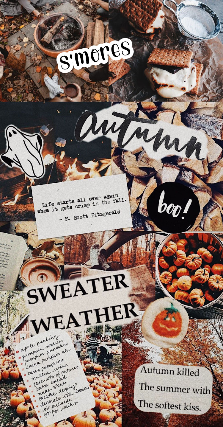20 Autumn Collage Wallpapers : S’mores