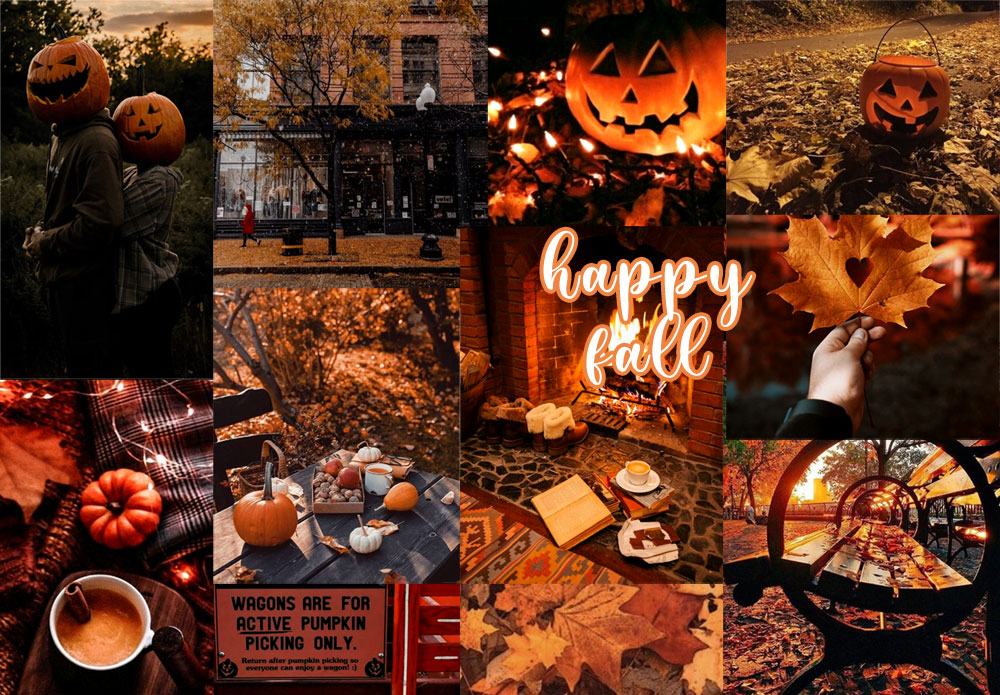 20 Autumn Collage Wallpapers : Happy Fall Wallpaper for PC