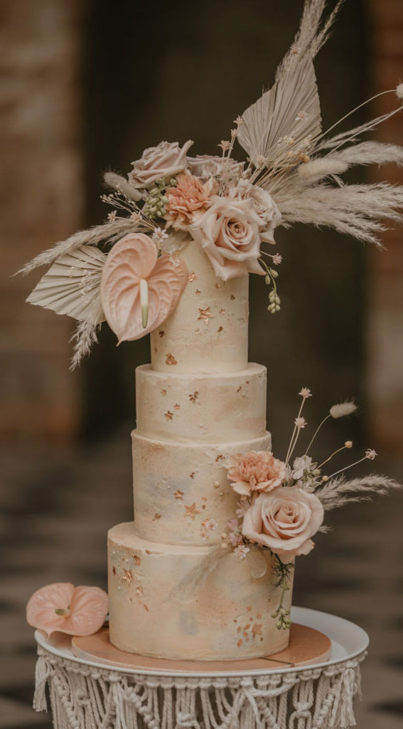 wedding cake, neutral wedding cake