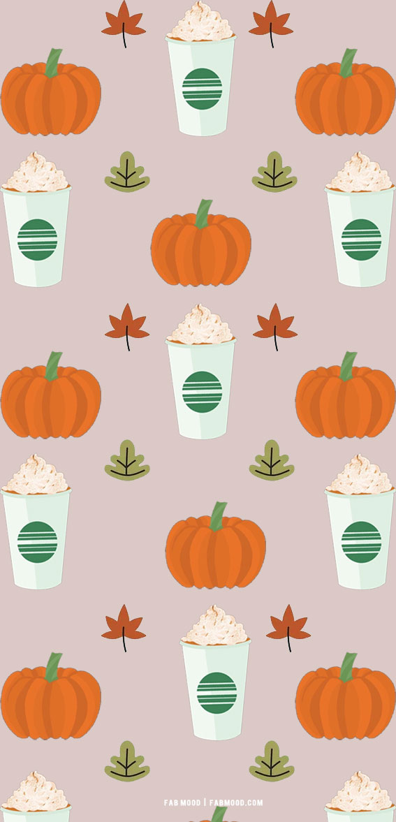 20 Cute Autumn Wallpaper Ideas : Pumpkin Spice + Pumpkin