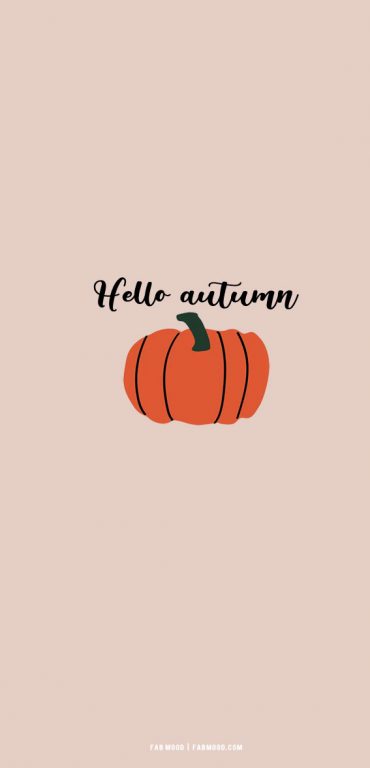 20 Cute Autumn Wallpaper Ideas : Pumpkin Hello Autumn 1 - Fab Mood ...