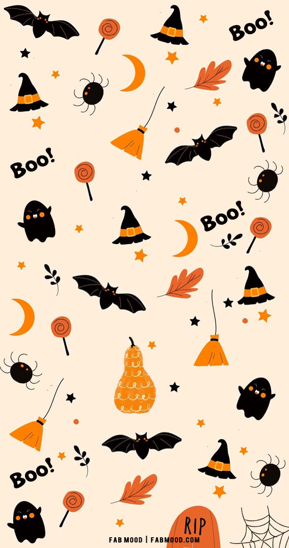 12 Cute Halloween Wallpaper Ideas : Boo!
