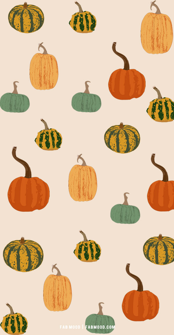 12 Fall Wallpaper Ideas : Hello Pumpkin 1 - Fab Mood