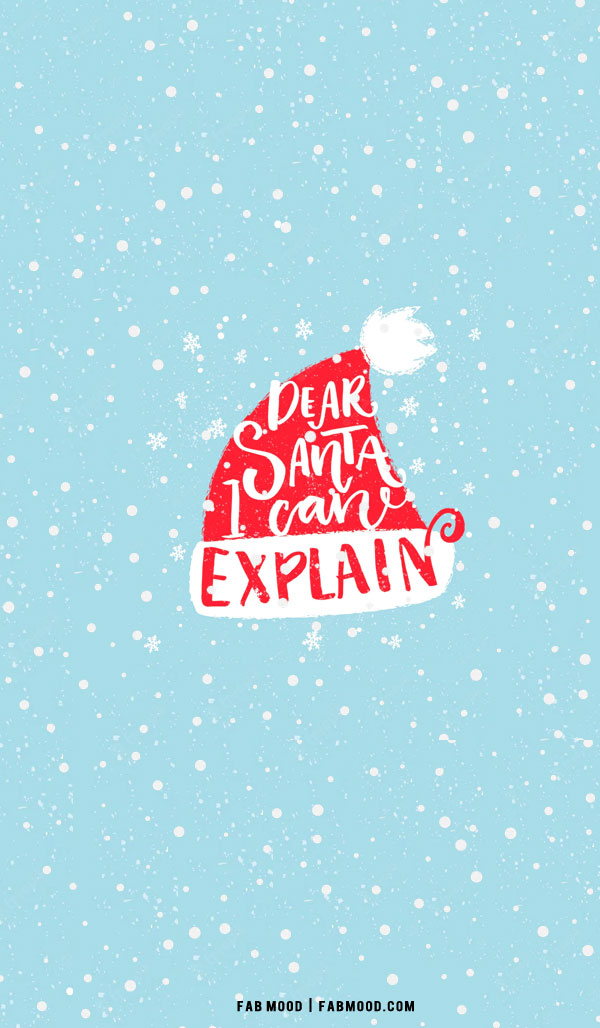 30+ Christmas Aesthetic Wallpapers : Dear Santa I Can Explain