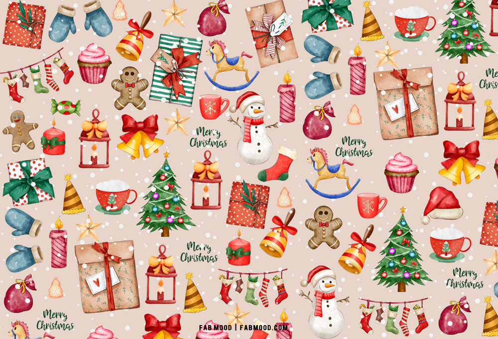 30+ Christmas Aesthetic Wallpapers : Background for Laptop & PC 1 - Fab  Mood | Wedding Colours, Wedding Themes, Wedding colour palettes