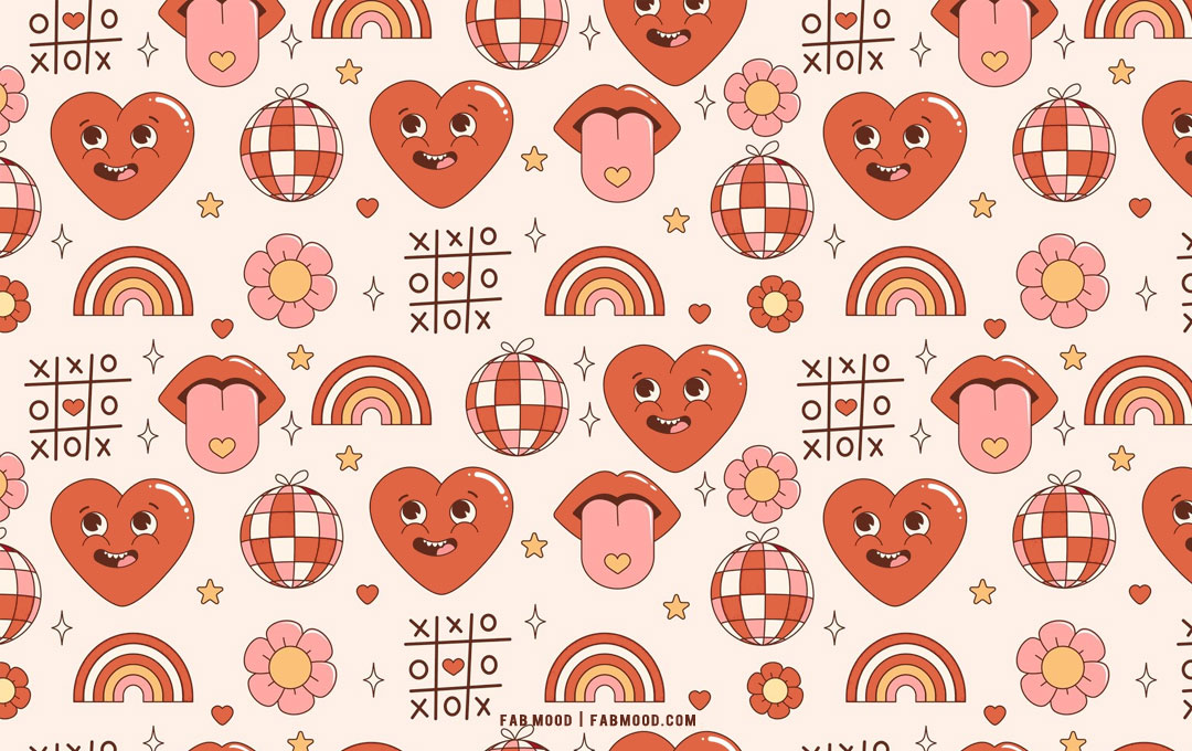 Groovy Valentine’s Wallpaper