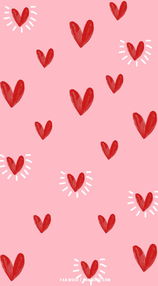 Wonder Red Love Heart Valentines Wallpaper 1 - Fab Mood | Wedding Colours,  Wedding Themes, Wedding colour palettes