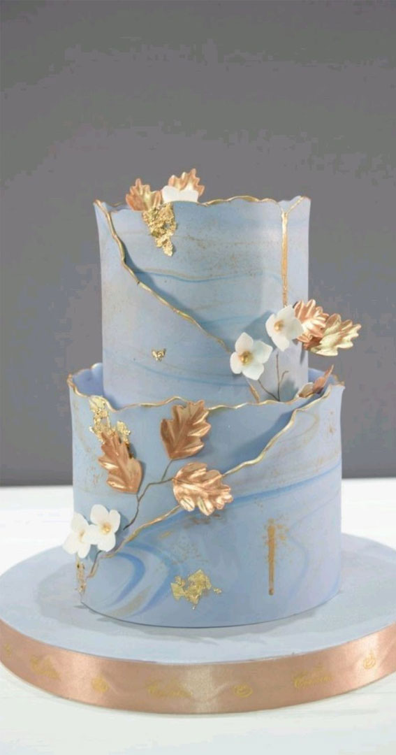 blue wedding cake, wedding cake ideas, something blue wedding cake