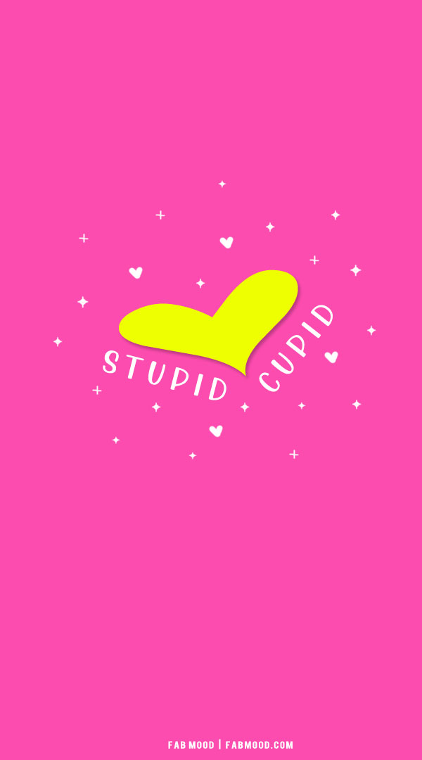 Stupid Cupid Valentine’s Wallpaper