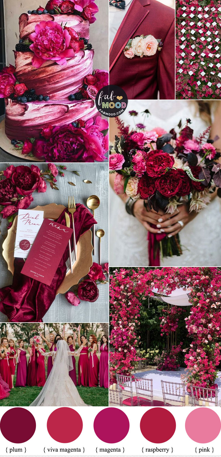 Viva Magenta Wedding Ideas ― How To Use Pantone’s Colour Of The Year