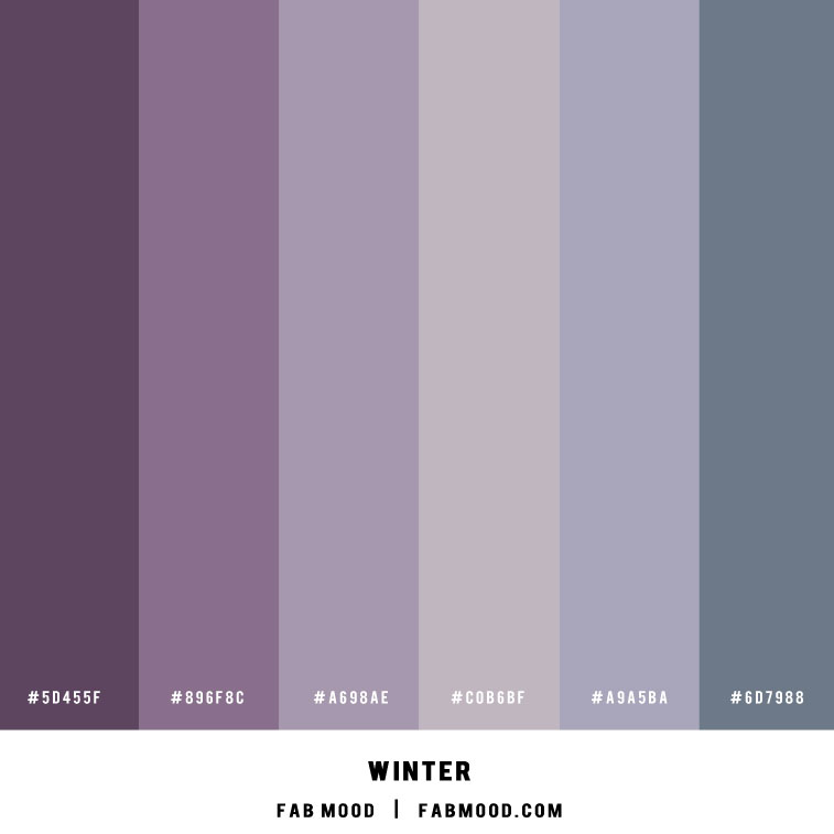 Blue Grey and Purple ― Color Scheme 49