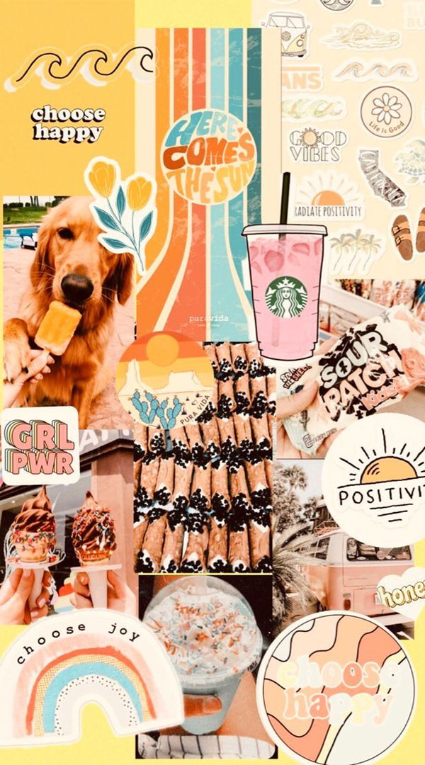 50+ Summer Mood Board Wallpapers : Pink Starbucks