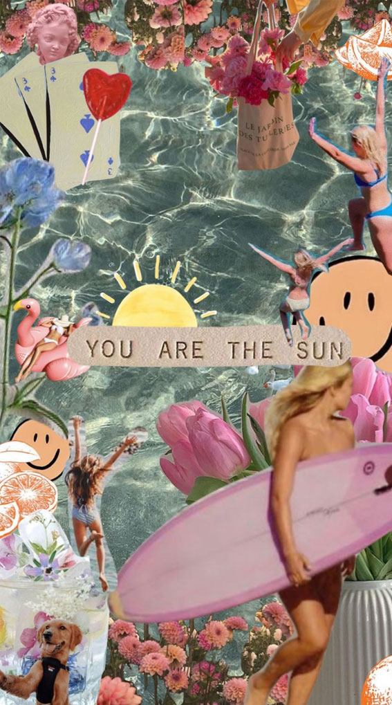 50+ Summer Mood Board Wallpapers : You Are The Sun