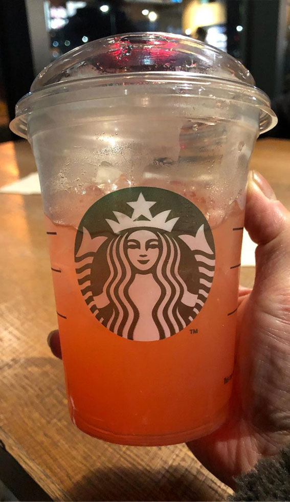 50+ Starbucks Drinks For Your Next Order : Pink Strawberry Refresher