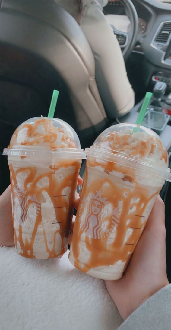 50+ Starbucks Drinks For Your Next Order : Caramel Frappuccino