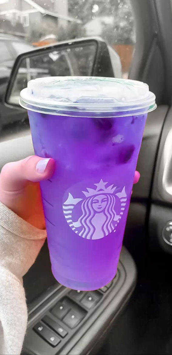 50+ Starbucks Drinks For Your Next Order : Violet Berry Refresher