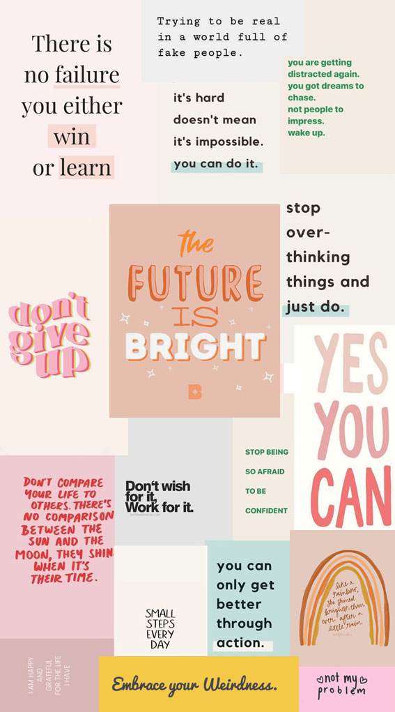 quote wallpaper, positive quote wallpaper, collage wallpaper, summer collage wallpaper, motivational quote wallpaper