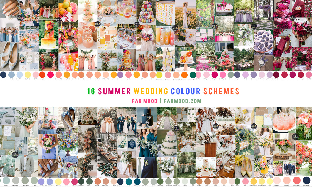 16 Summer Wedding Colours That Are Beyond Gorgeous