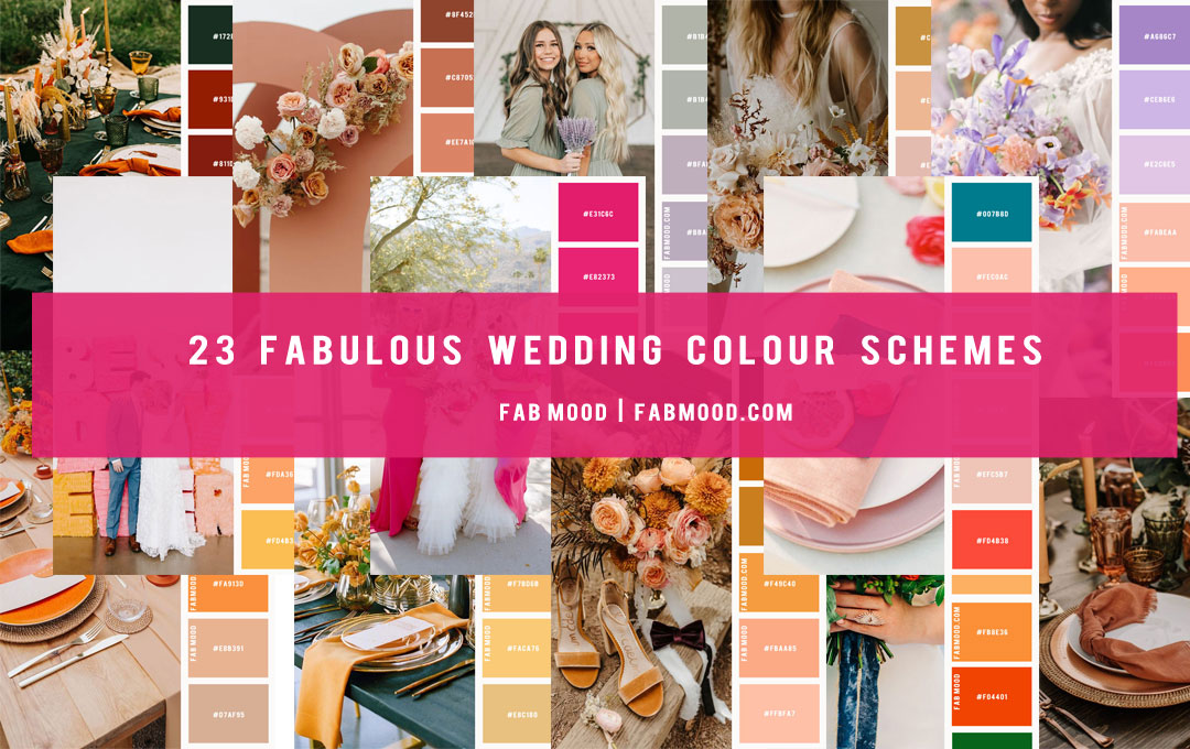 23 Fabulous Wedding Colour Schemes To Inspire Your Design Decisions