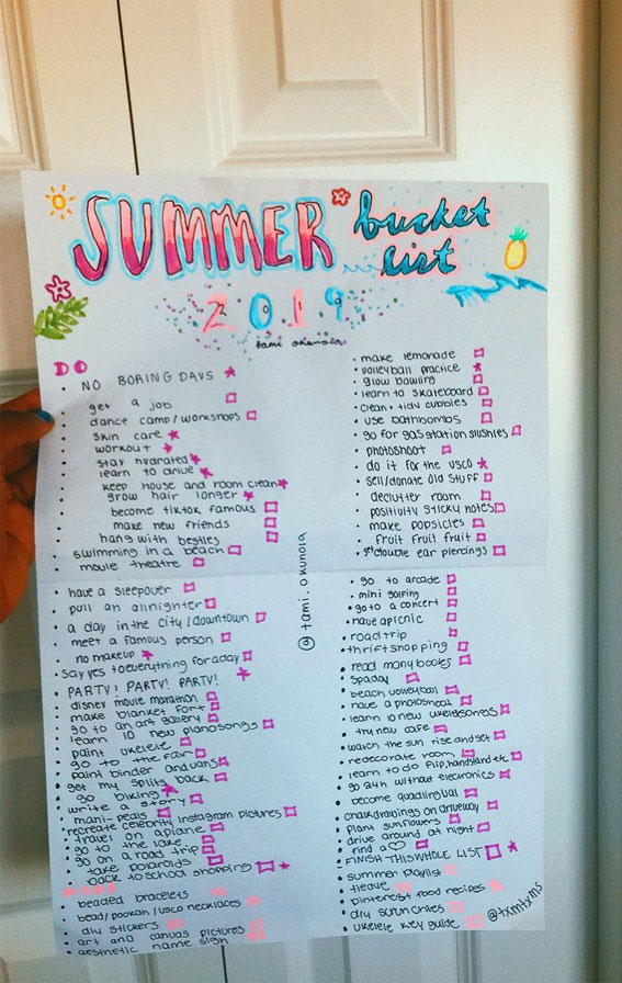 Summer Bucket List Aesthetic : Get A Job