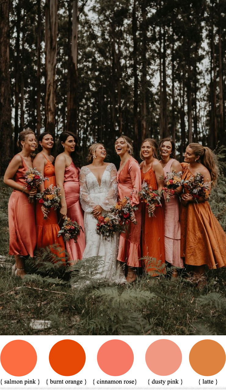 14 Trendy Color Combinations for Fall Weddings 1 - Fab Mood