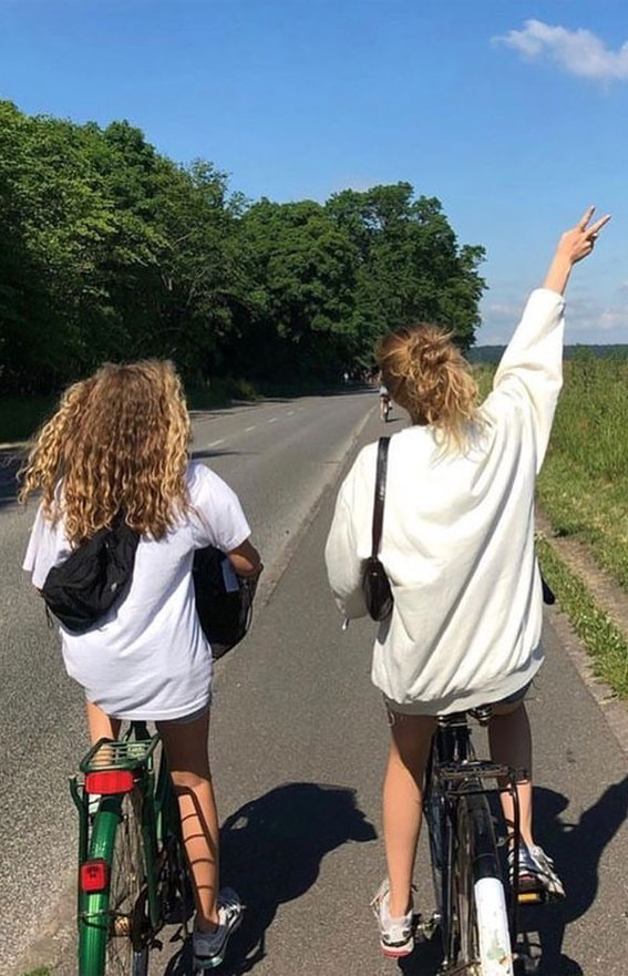 Embrace the Beauty of an Aesthetic Summer : Bike Ride Summer Day