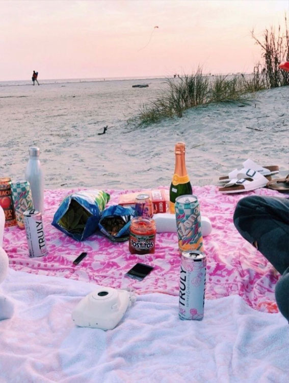 Embrace the Beauty of an Aesthetic Summer : Beach Picnic