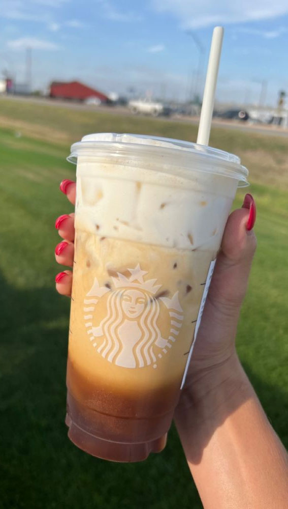 Captivating Moments in an Aesthetic Summer : Blonde Starbucks