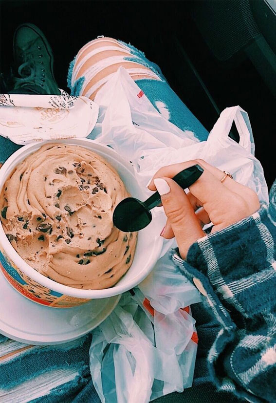 Captivating Moments in an Aesthetic Summer : Cookie Dough Ice Cream