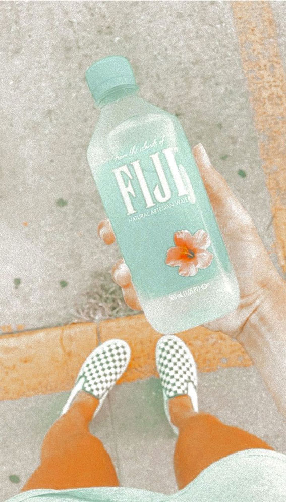 Captivating Moments in an Aesthetic Summer : Fiji Drink