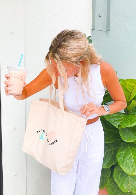 Embrace the Beauty of an Aesthetic Summer : Be Kind To The Earth Bag