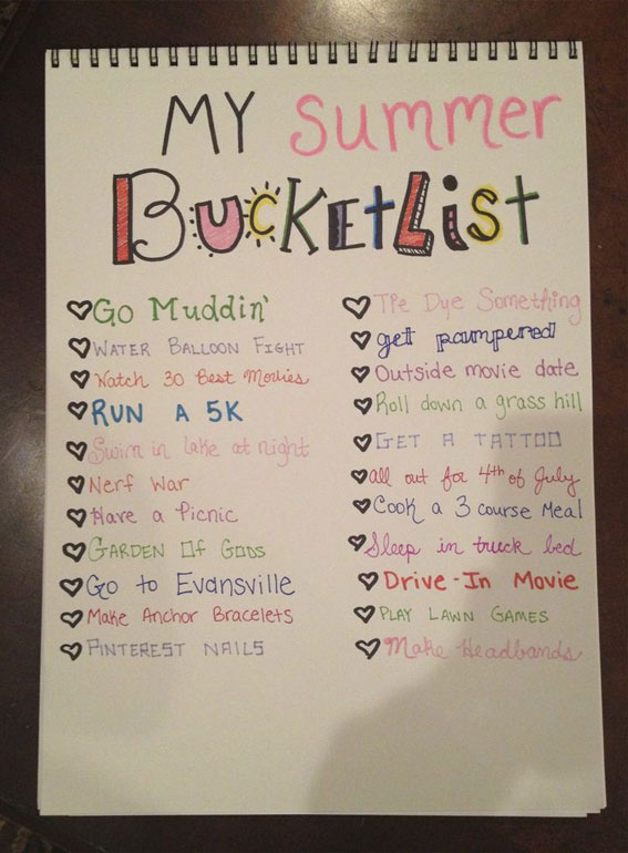 Summer Bucket List Aesthetic : Go Muddin