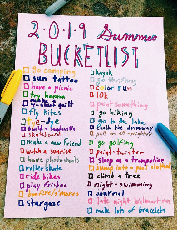 Summer Bucket List Aesthetic : Go Camping