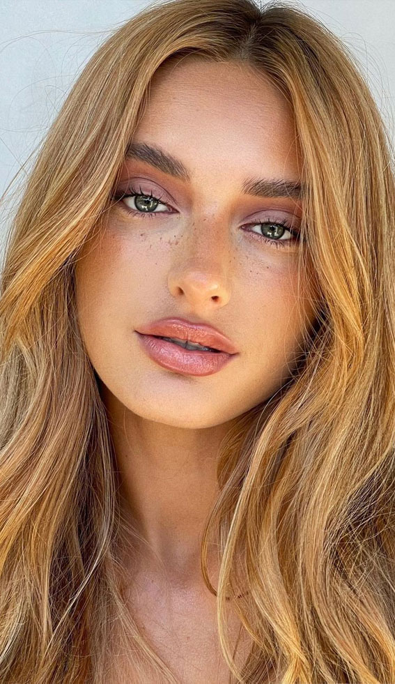 summer makeup look, summer makeup, makeup look, summer makeup trends, sun-kissed makeup look, simple makeup look