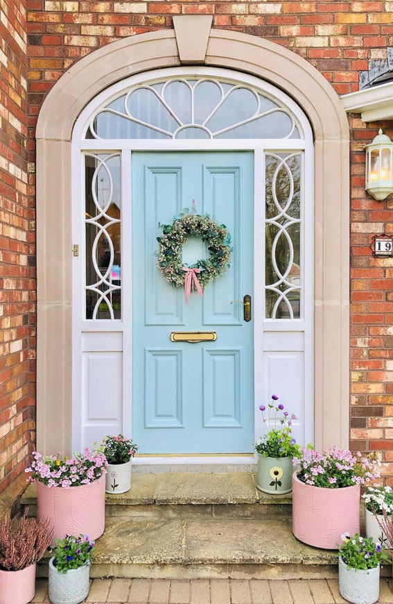 front doors, blue door, entrance doors, front door colors, classic door color, front door paint color pictures, black front door