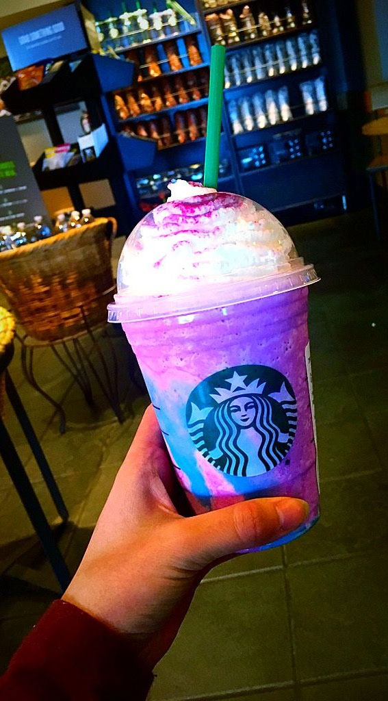 50 Mix n Match Flavors Starbucks Creations : Mermaid Frappuccino