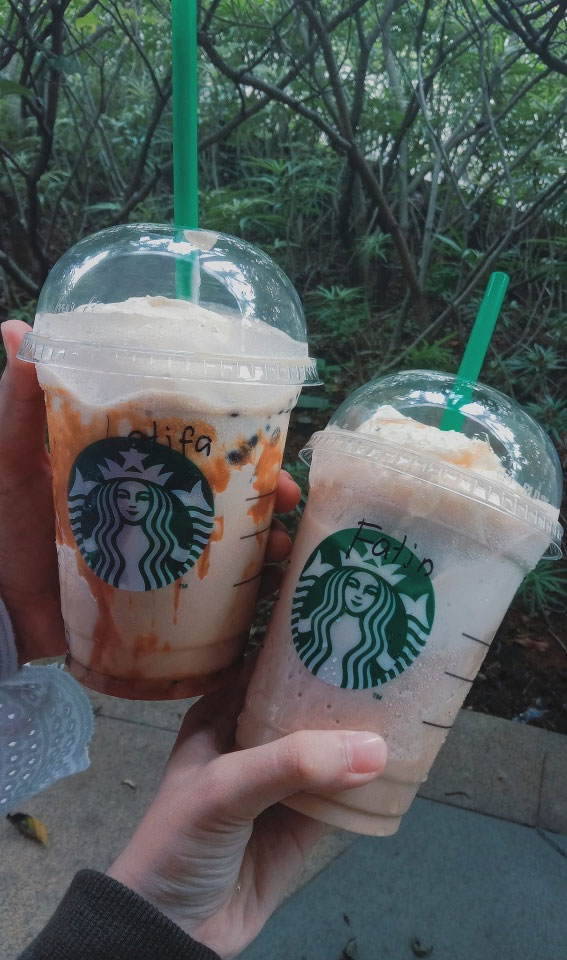 50 Mix n Match Flavors Starbucks Creations : Caramel Frappuccino Drinks