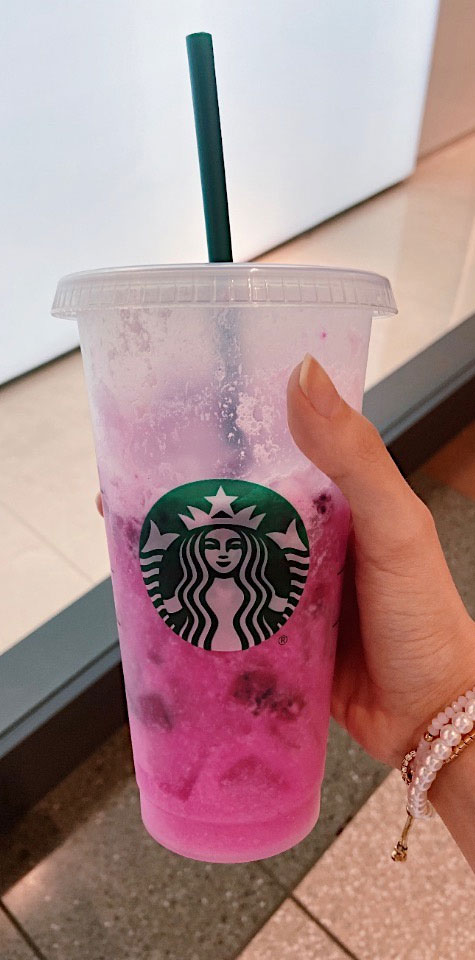 50 Mix n Match Flavors Starbucks Creations : Pink Dragon Mango Fruit Drink