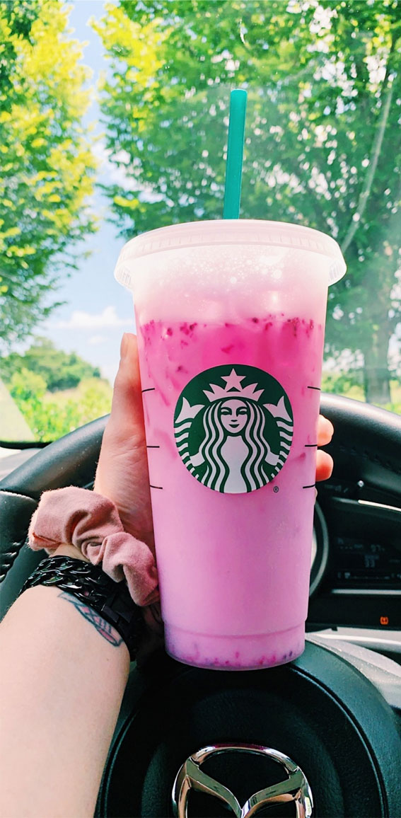 50 Mix n Match Flavors Starbucks Creations : Coconut Pink Dragon Refresher