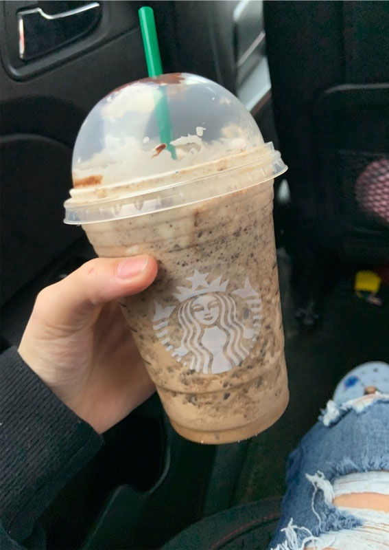50 Mix n Match Flavors Starbucks Creations : Cookie & Cream Frappuccino