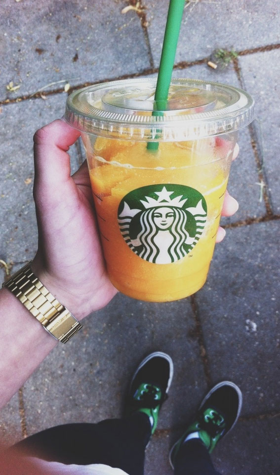 50 Mix n Match Flavors Starbucks Creations : Mango Frappuccino